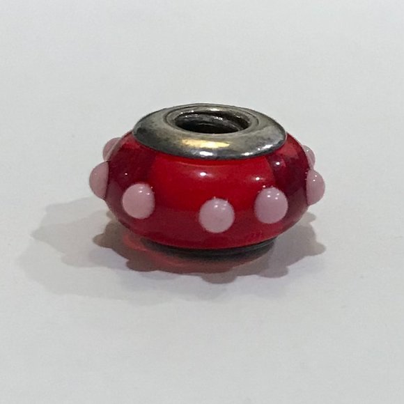 Red & Pink Pandora Bead - Picture 1 of 3
